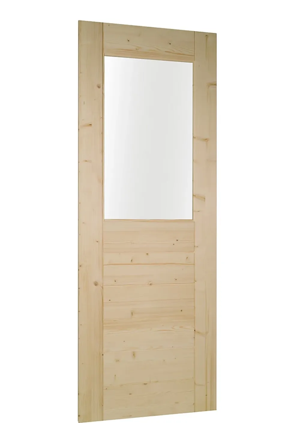 Lynporte Porte seule bois épicéa HORIZON 1 vitrage 930