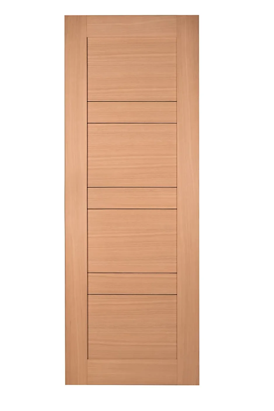 Porte seule isoplane 1 Panneau CASSIOPEIA bois chêne européen 2040 x 830-Lynporte Clearance