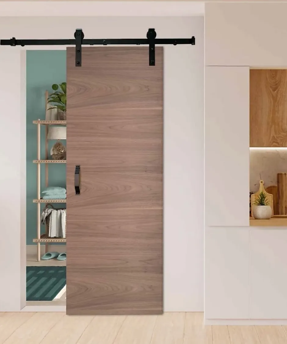 Porte seule isoplane INDUS bois noyer 2040 x 930-Lynporte Sale