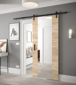 Portes coulissantes Loftiko II 90x204 (chêne sonoma)-Abiks Meble Clearance