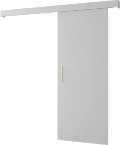 Abiks Meble Portes coulissantes Salwador I 90x204 cm (Blanc / Blanc / Or)