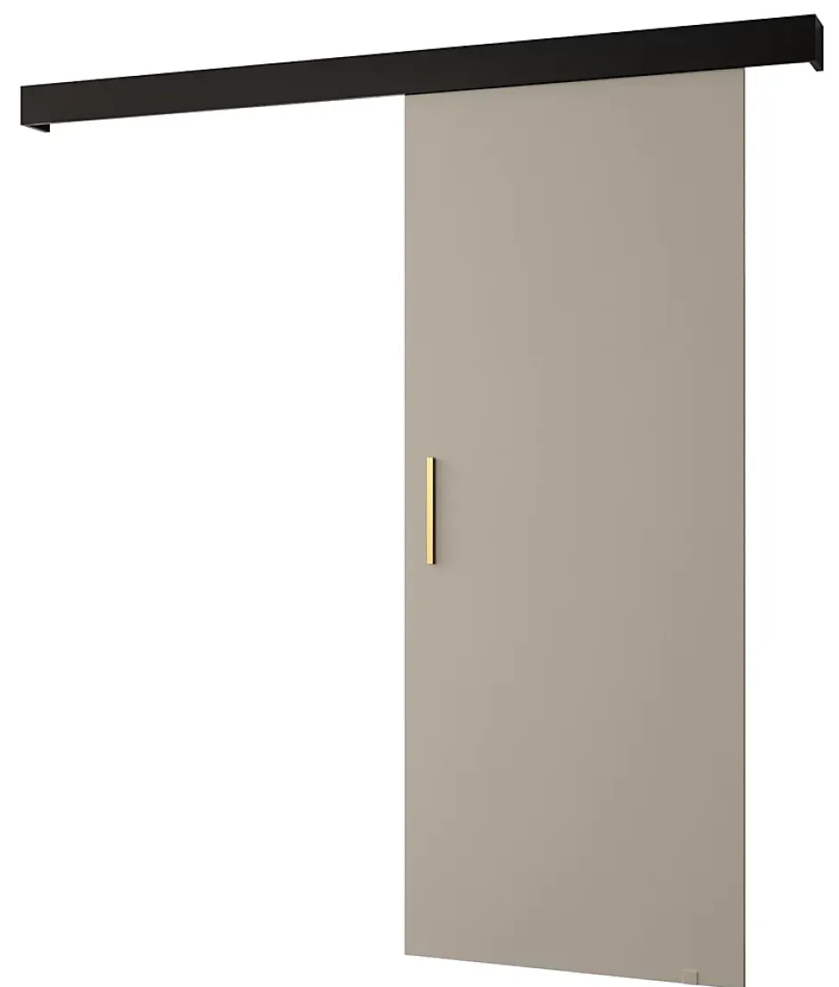 Portes coulissantes Salwador I 70x204 cm (Cachemire / Noir / Or)-Abiks Meble Best