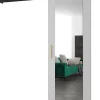Portes coulissantes Salwador II 70x204 cm (Blanc / Noir / Or)-Abiks Meble Online