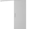 Portes coulissantes Salwador I 70x204 cm (Blanc / Blanc / Argent)-Abiks Meble Outlet