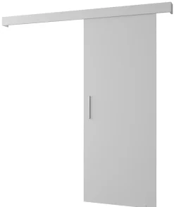 Portes coulissantes Salwador I 70x204 cm (Blanc / Blanc / Argent)-Abiks Meble Outlet