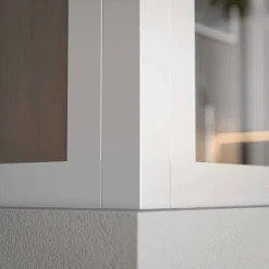 Poteau d'Angle - Verrière en Kit - Blanc-Mon Marché Déco Online