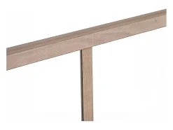 Poteau de terminaison pour verrière en aluminium thermolaqué - H130 cm - Naturel clair - BAYVIEW-Vente-unique Best