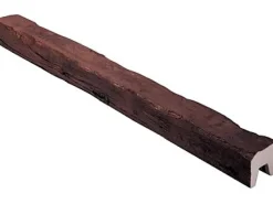 Poutre polyuréthane Decosa Tirol chêne foncé 12 x 12 cm L.2 m