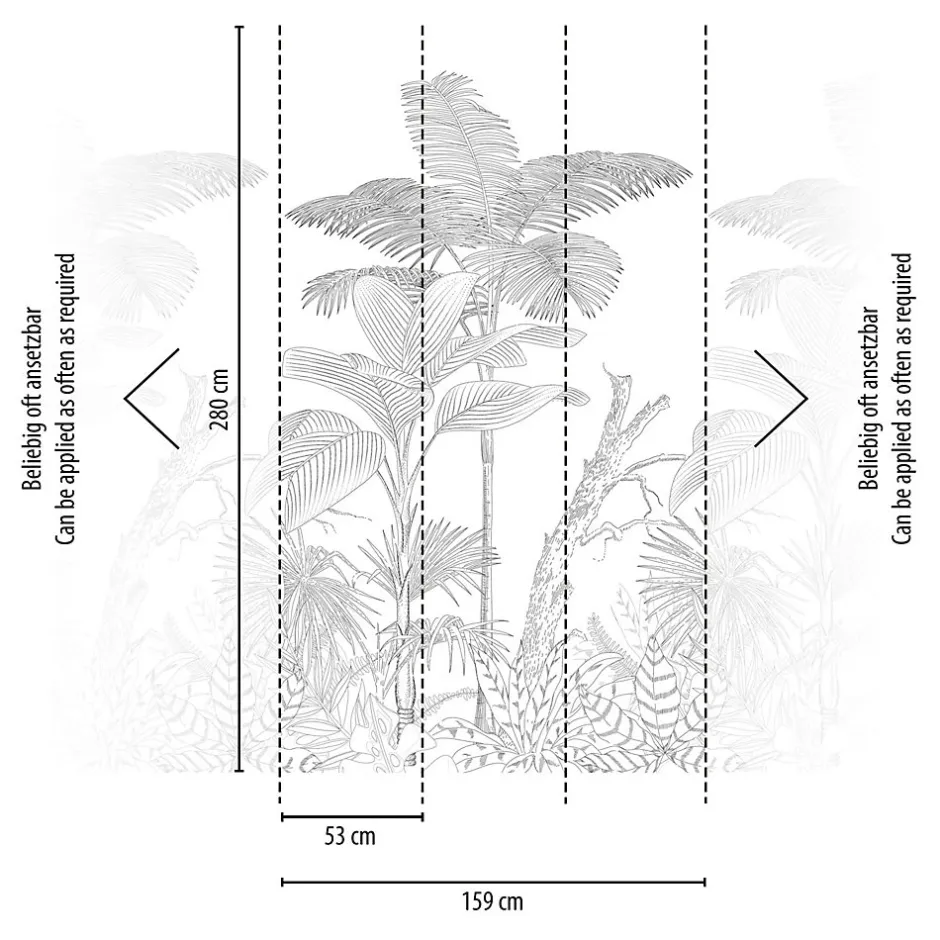 Profhome 392141-GU Papier peint photo lisse mat 1,59 m x 2,8 m