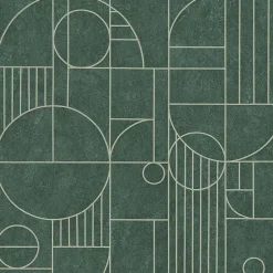 386993-GU Papier peint à motifs graphiques légèrement texturé brillant 5,33 m2-Profhome Hot