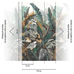 Profhome 392601-GU Papier peint photo lisse mat 1,59 m x 2,8 m