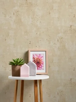 Profhome 396705-GU Papier peint aspect crépi texturé et des accents métalliques 5,33 m2