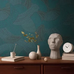 399353-GU Papier peint ethnique légèrement texturé mat 5,33 m2-Profhome Online