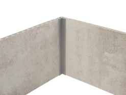 Grosfillex Profil d'angle de finition clipsable 5/8 mm aluminium