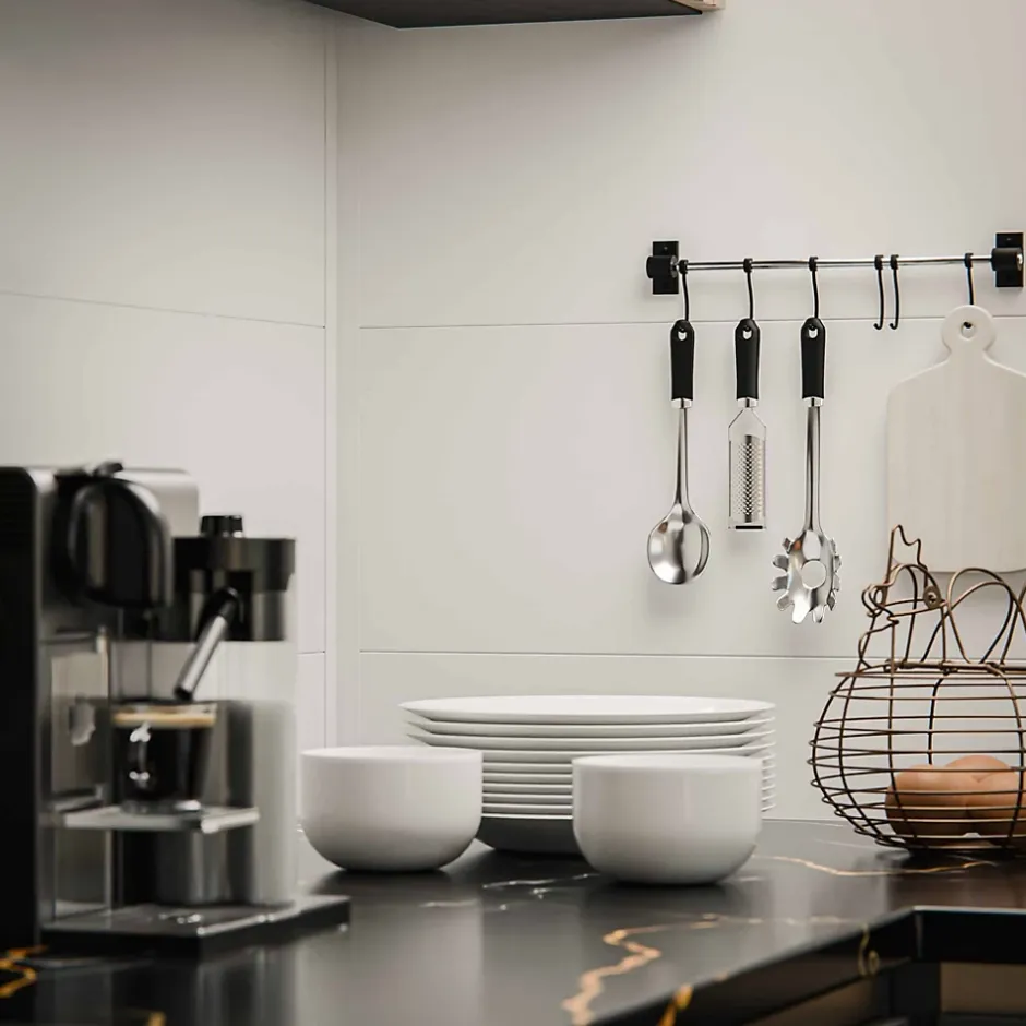 Tecnoprofils Profil d'Angle PVC Alimentaire 8 mm - Longueur 2.60 m - Blanc