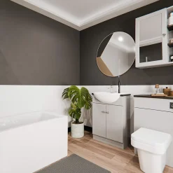 Tecnoprofils Profil d'Arrêt PVC Clipsable 8 mm - Longueur 2.60 m - Blanc