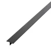 Profil décoratif T en acier inoxydable pour couvrir jonction Noir satiné - 20mm X 10mm X 2440mm-Ilcom Outlet