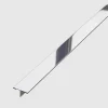 Ilcom Profil décoratif T en acier inoxydable pour couvrir jonction Argent poli - 20mm X 10mm X 2440mm