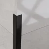 Profilé décoratif L Angle extérieur en acier inoxydable 30 mm x 30 mm x 2700 mm - noir satiné-Ilcom Sale