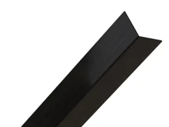 Profilé décoratif L Angle extérieur en acier inoxydable 30 mm x 30 mm x 2700 mm - noir satiné-Ilcom Sale