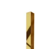Profilé décoratif Li Angle intérieur en acier inoxydable 30 mm x 30 mm x 2700 mm - or poli-Ilcom Clearance