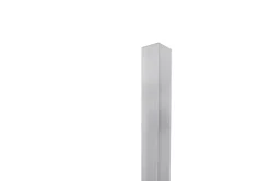 Ilcom Profilé décoratif Li Angle intérieur en acier inoxydable 30 mm x 30 mm x 2700 mm - argent satiné