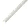 Profilé de carrelage intérieur rond PVC blanc lisse L.2,5m x l.3,1 cm x ep.12,5mm-Diall Hot
