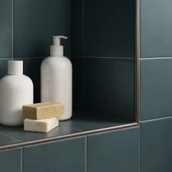 Profilé de carrelage intérieur rond aluminium champagne brossé texturé L.2,5m x l.2,6cm x ep.9mm-Diall Hot