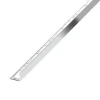 Diall Profilé de carrelage intérieur droit aluminium effet chromé poli L.2,5m x l.2,2cm x ep.12,5mm