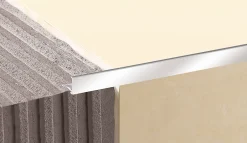 Diall Profilé de carrelage intérieur droit aluminium effet chromé poli L.2,5m x l.2,2cm x ep.12,5mm
