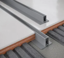 Diall Profilé de dilatation intérieur droit PVC gris lisse 23mmx250cm