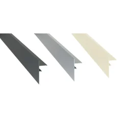 Profilé de finition clipsable pour terrasse sur plots - - Gris anthracite - 100-Jouplast Online