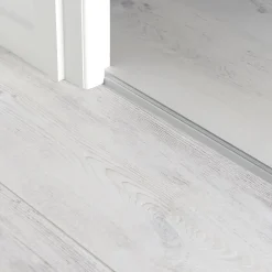 GoodHome Profilé de finition en U en aluminium pour sol , décor métal mat 10,5 x 1 800 mm