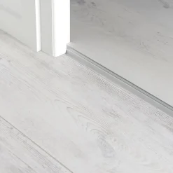 GoodHome Profilé de finition en U en aluminium pour sol , décor métal mat 8,5 x 930 mm