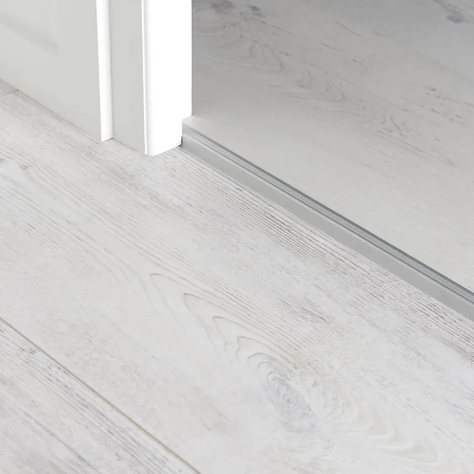 Profilé de finition en U en aluminium pour sol , décor métal mat 15,5 x 930 mm-GoodHome New