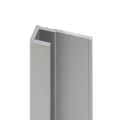 Schulte Profilé de fintion pour panneaux muraux DécoDesign, alu argenté