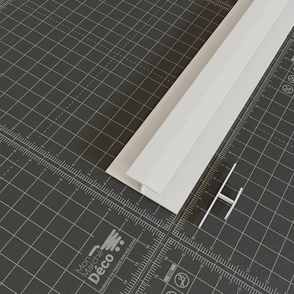 Profil de Jonction PVC 8 mm - Longueur 2.60 m - Blanc-Tecnoprofils Outlet