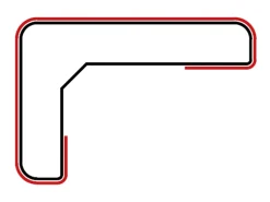 Profil en L en MDF massif Chene Foncé satiné 2760x29x19 mm SMOOTH WAVY-Hardwarexchange Online