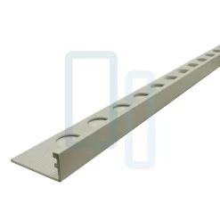 Profilé LAQUÉ BLANC MAT INTÉRIEUR/EXTÉRIEUR 12mm décoratif pour Carrelage Mural. Aluminium Laqué L.2,60m x 12mm. Luxury White-Lux Mosaic Sale