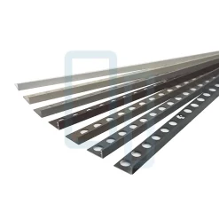 Profilé MAT BEIGE FONCÉ INT/EXT décoratif pour Carrelage Mural. Aluminium Laqué L.2,60m x 9,5mm. Luxury Café-Lux Mosaic Clearance