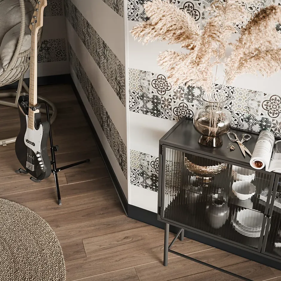 Profil Multifonction PVC Clipsable - 8 mm - Longueur 2.60 m - Blanc-Tecnoprofils