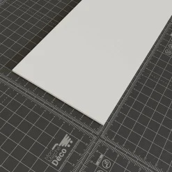 Tecnoprofils Profil Plat PVC 100 mm - Longueur 2.60 m - Lot de 5