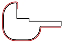 Profil rond en MDF massif blanc satiné 2760x29x19 mm SMOOTH WAVY-Hardwarexchange Outlet