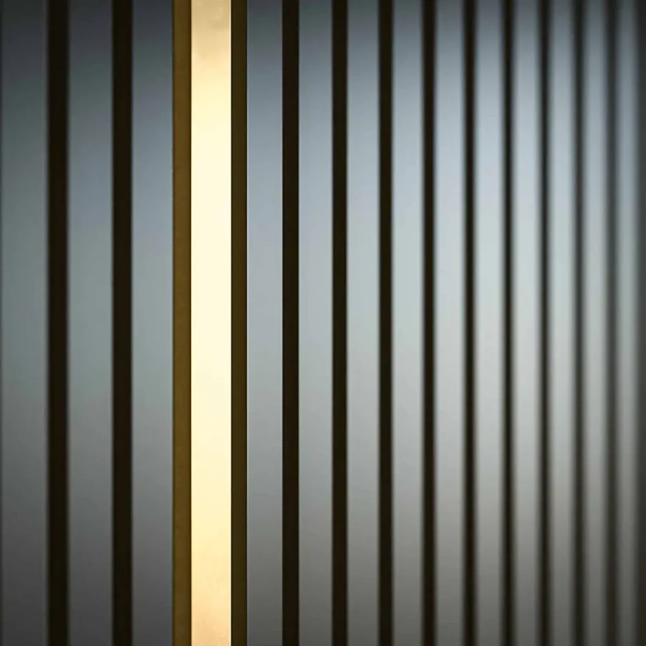 Mon Marché Déco Profilé U Décoratif pour Panneau Tasseau Bois - Or - 1 m