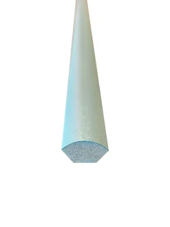 Quart de rond en MDF Ninna couleur vert Ep.14mm L.2,44m