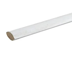 Quart de rond MDF frêne chêne blanc L.260 x l.1,2 cm- Clearance