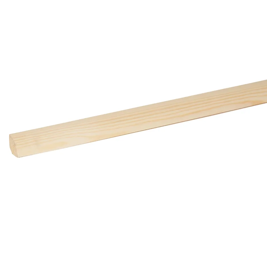 Quart de rond raboté pin 27 x 27 mm L.2,4 m