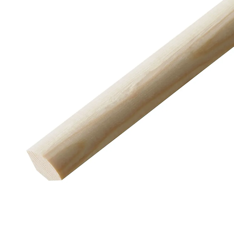 Quart de rond raboté pin 6 x 6 mm L.2,4 m