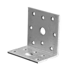 Équerre d'assemblage galva 60 x 80 x 60 mm vendue par 6 pièces-GAH Alberts