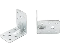 Équerre de charpente KPL 12/20, acier galvanisé à chaud, 50 x 50 x 35 x 2 mm, lot de 20-Domax New